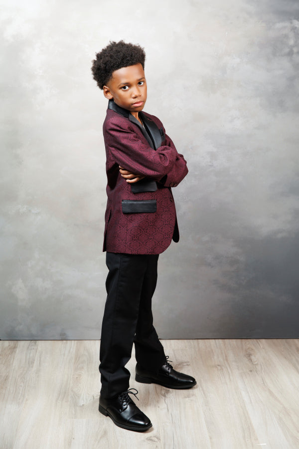 Burgundy Prestige Boys’ Suit