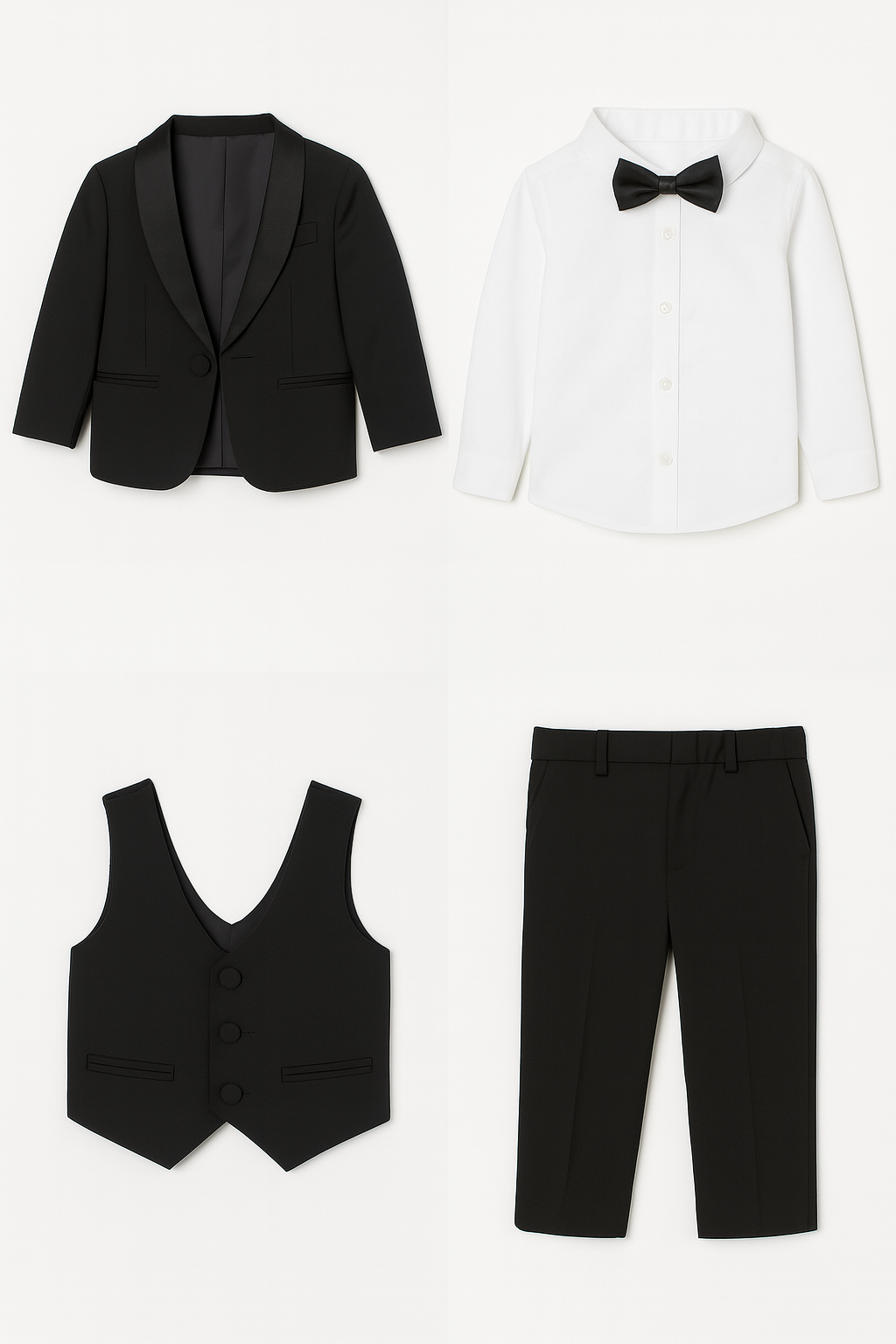The Little Gentleman Black Tuxedo Set