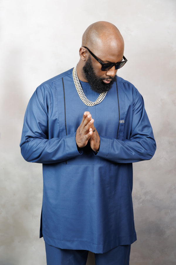 Midnight Royal Kaftan Set