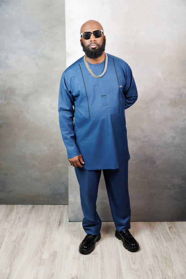 Midnight Royal Kaftan Set