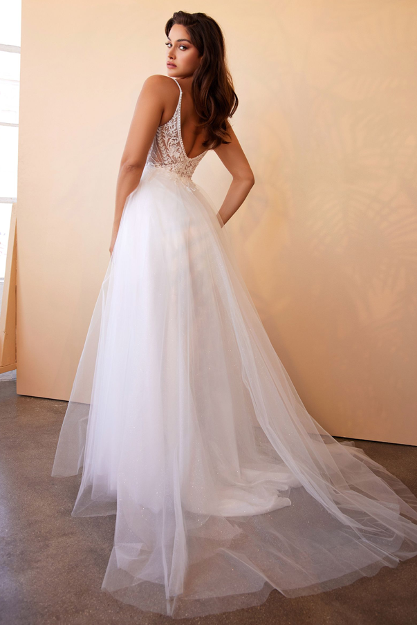 Layered Tulle A-Line Bridal Gown