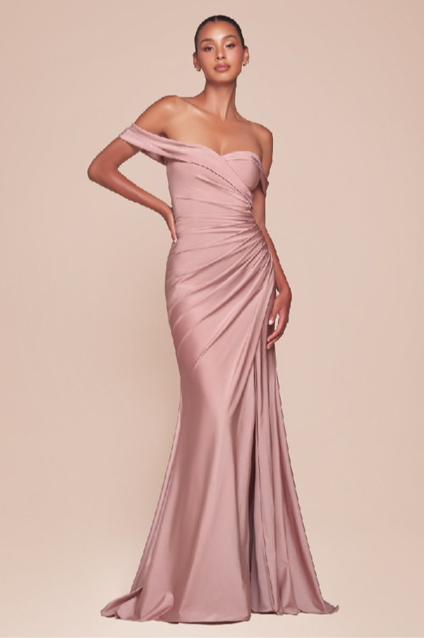 Off The Shoulder Stretch Spandex Dress