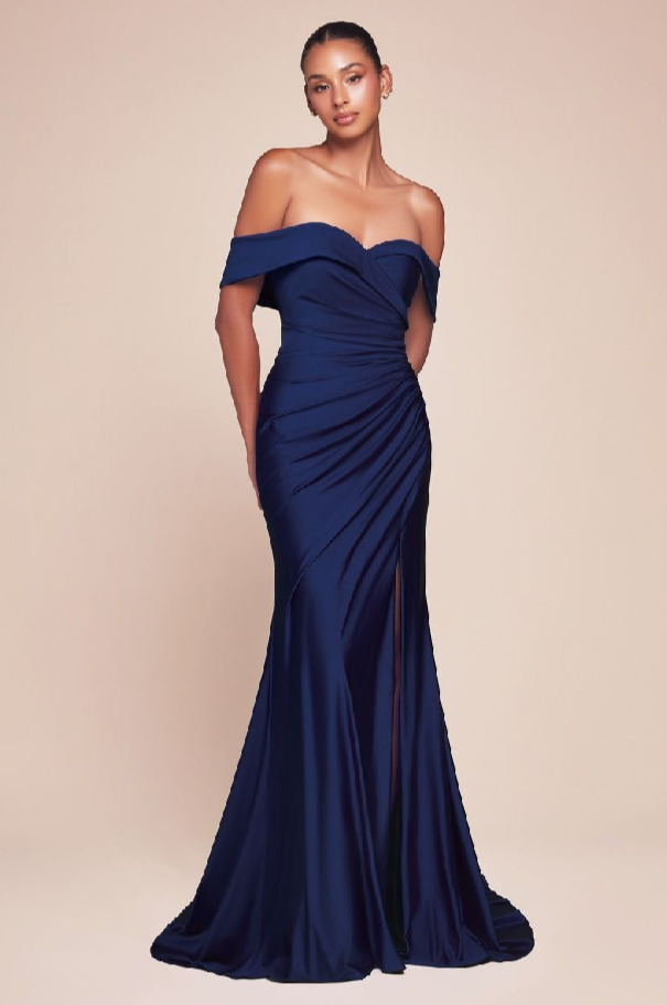 Off The Shoulder Stretch Spandex Dress