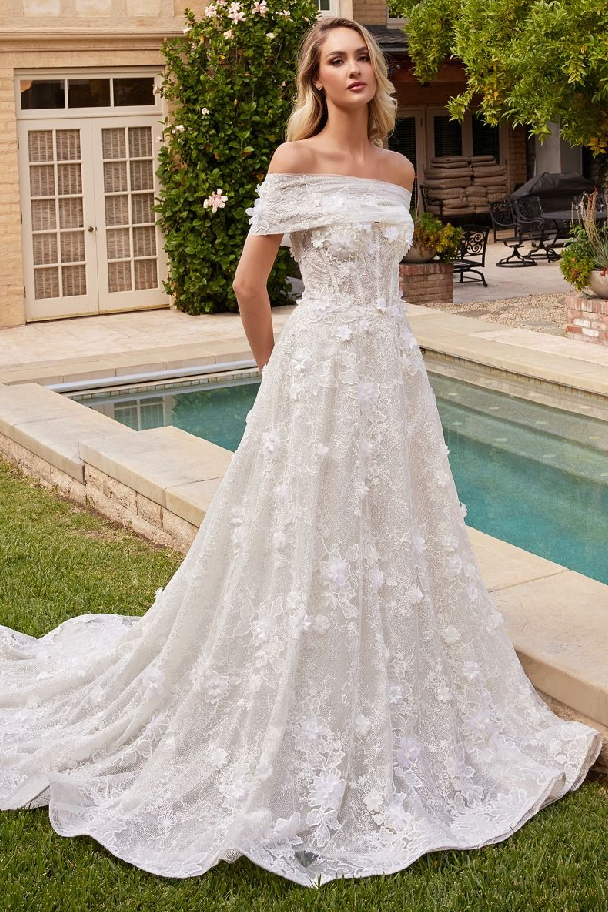 Strapless Wedding Ball Gown
