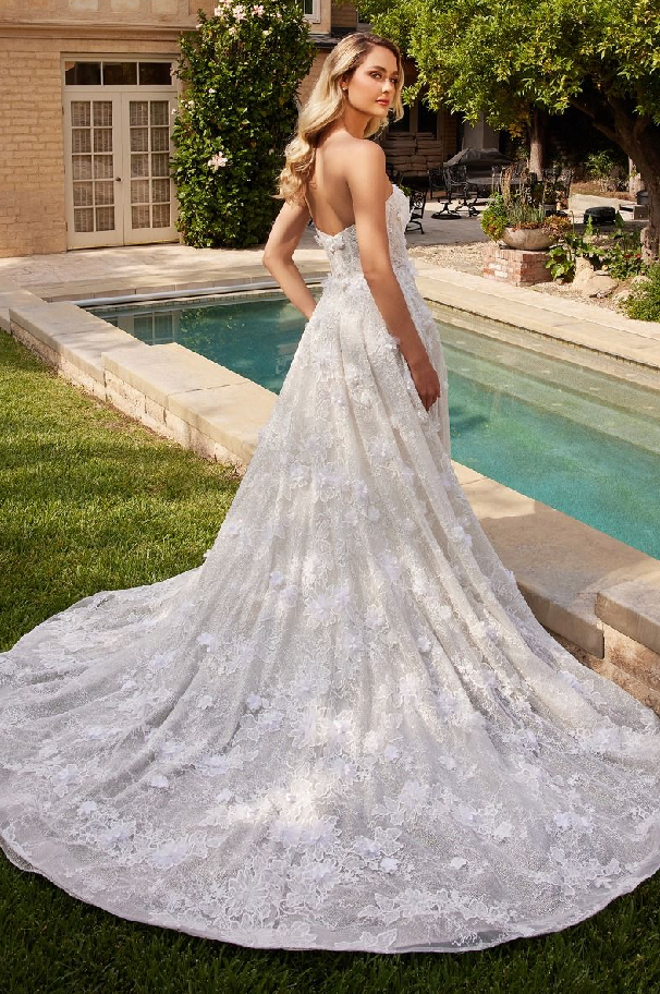 Strapless Wedding Ball Gown