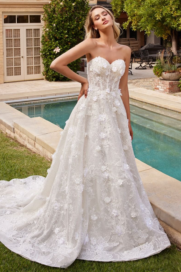 Strapless Wedding Ball Gown
