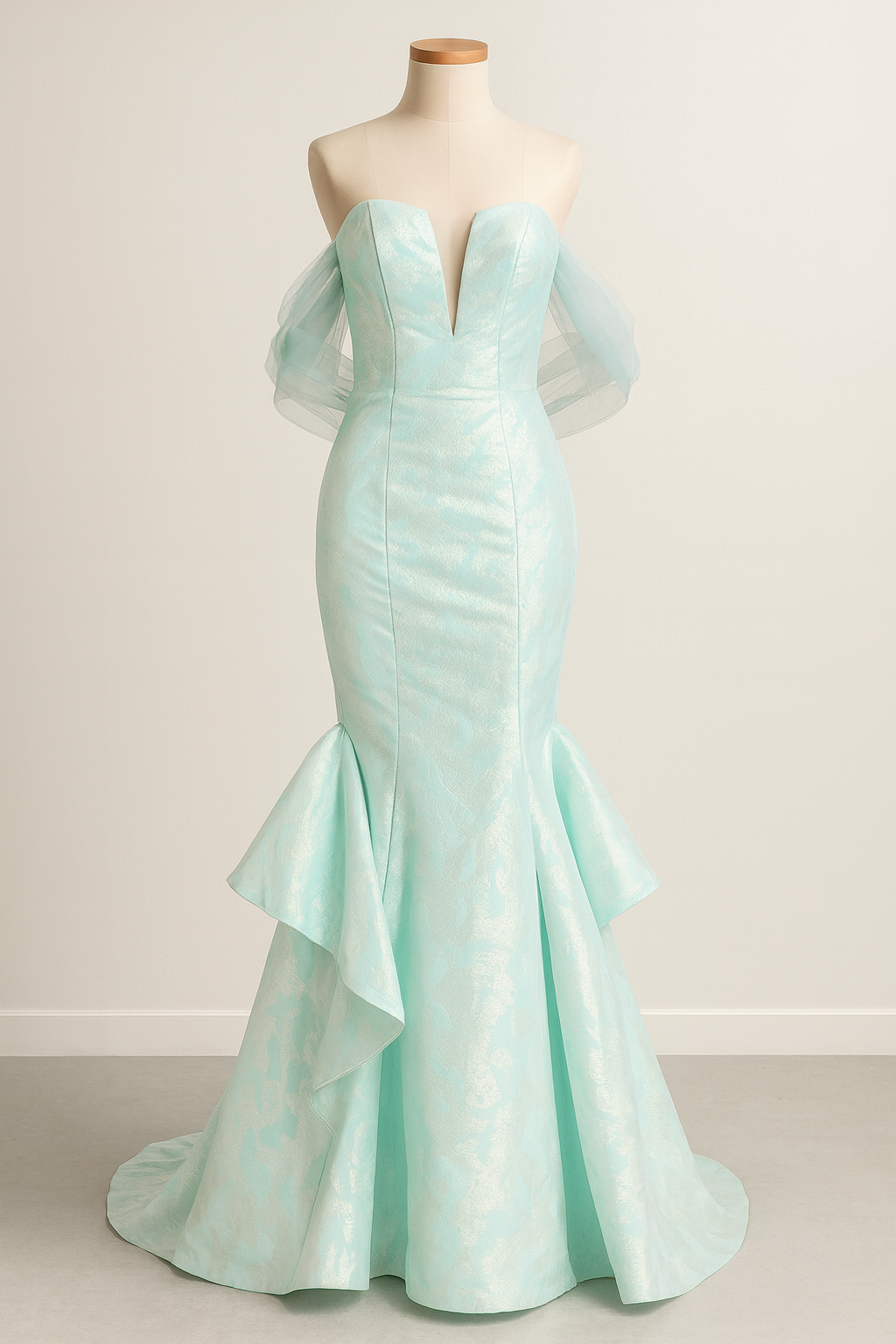 The Jacquard Mermaid Gown