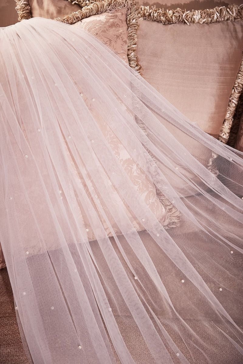 Pearl Cathedral Length Veil