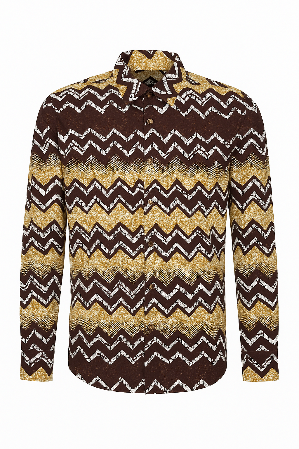 Deep Print Dress Shirt