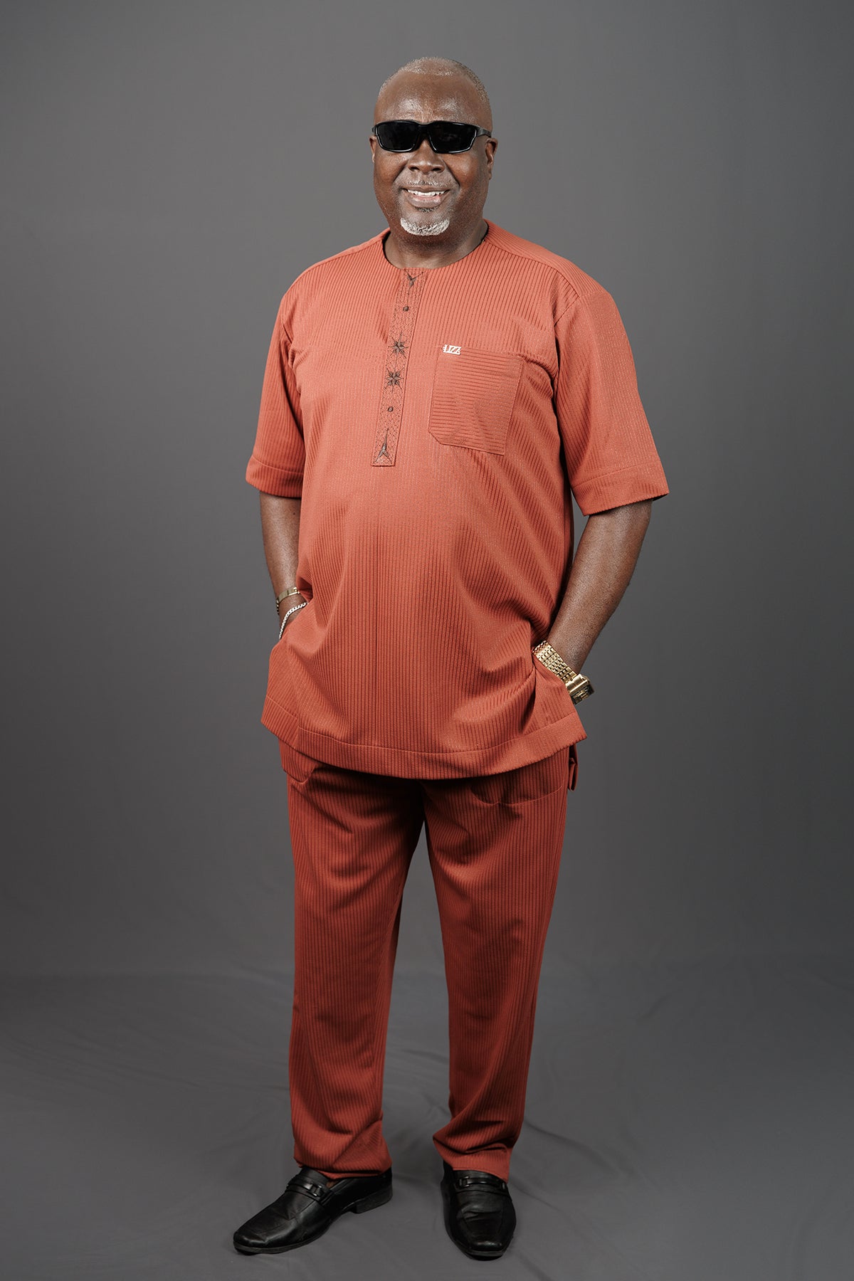 Simple Orange Kaftan