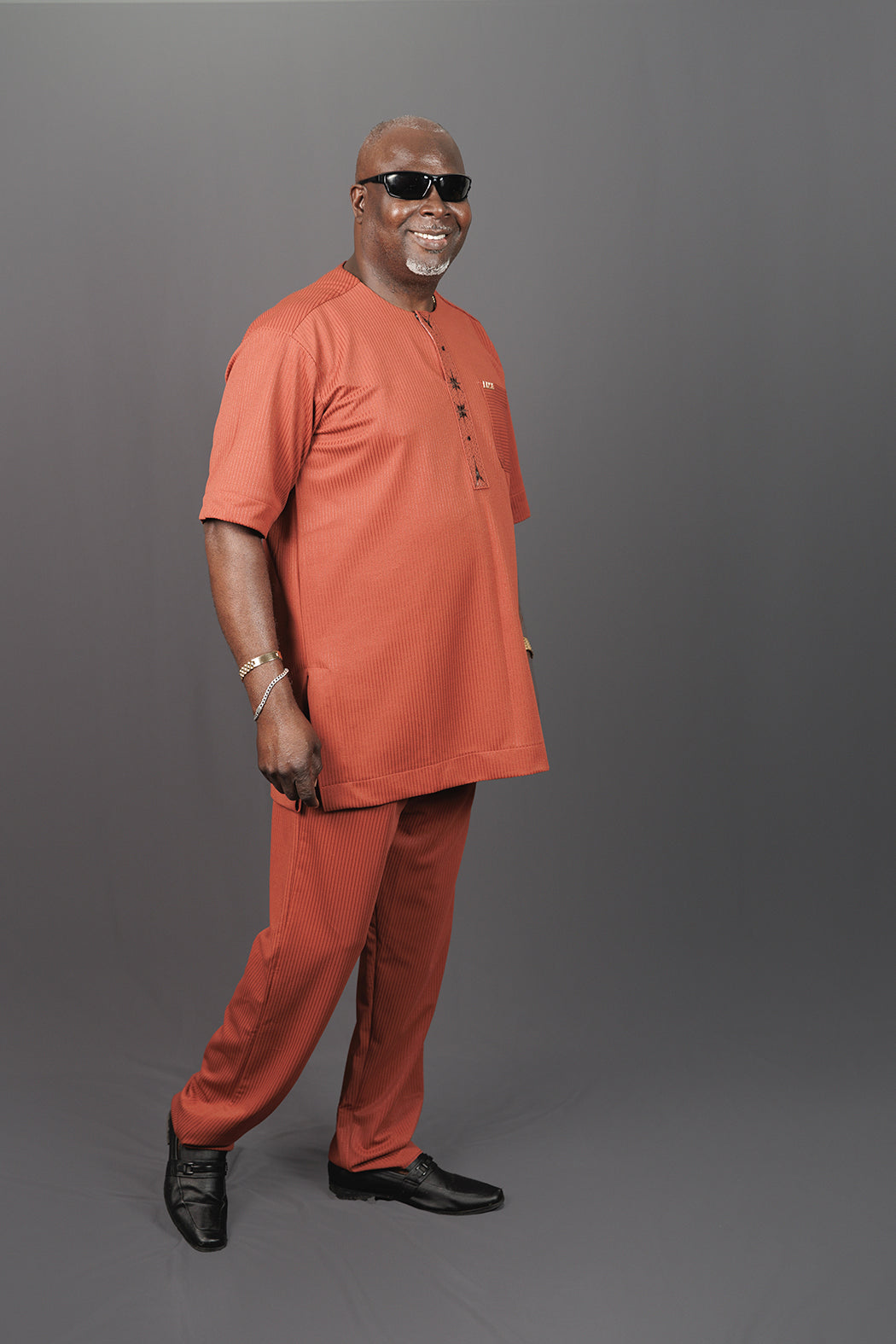 Simple Orange Kaftan