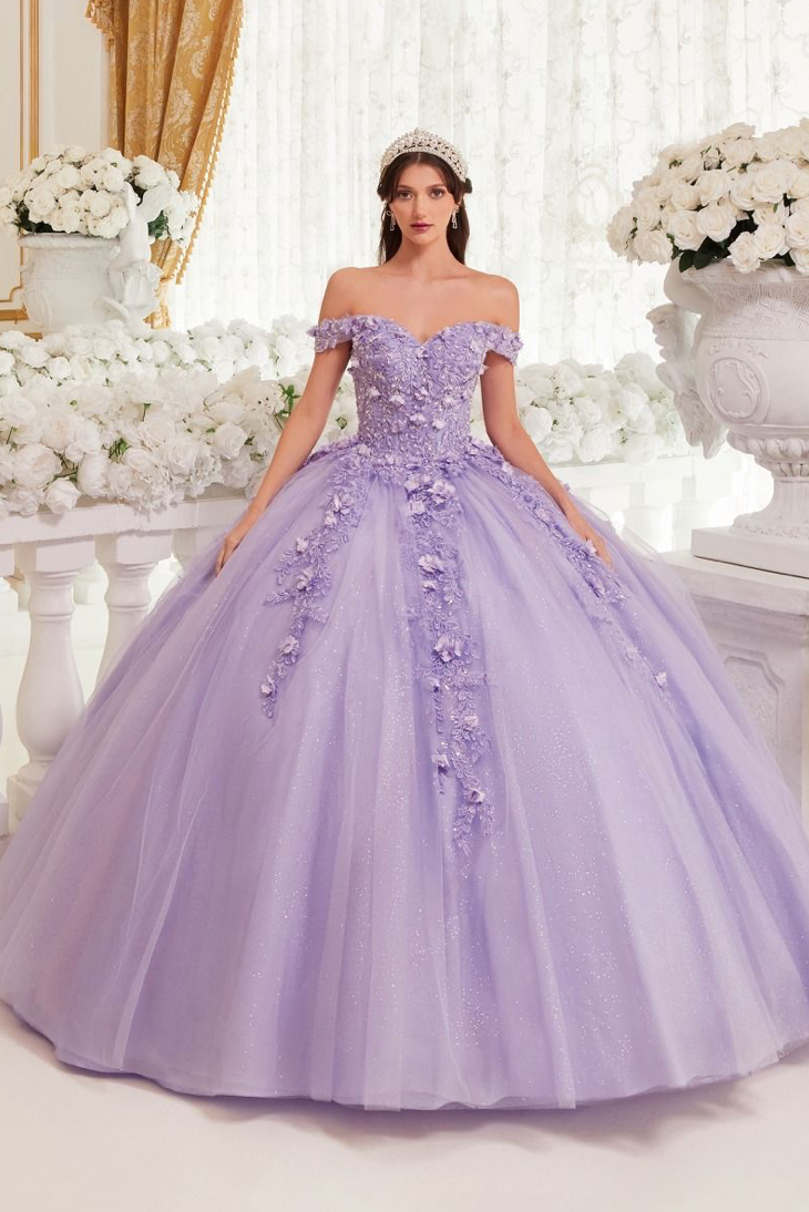 Off The Shoulder Quinceañera Ball Gown