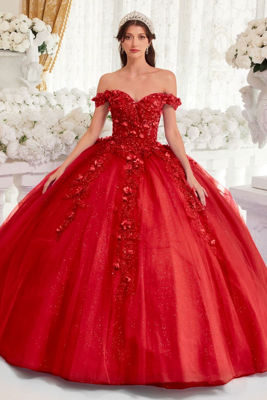 Off The Shoulder Quinceañera Ball Gown