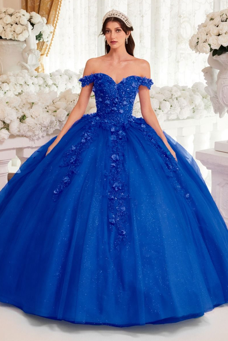 Off The Shoulder Quinceañera Ball Gown