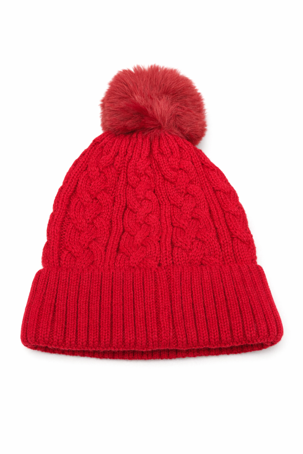 Knit Pom-Pom Beanie