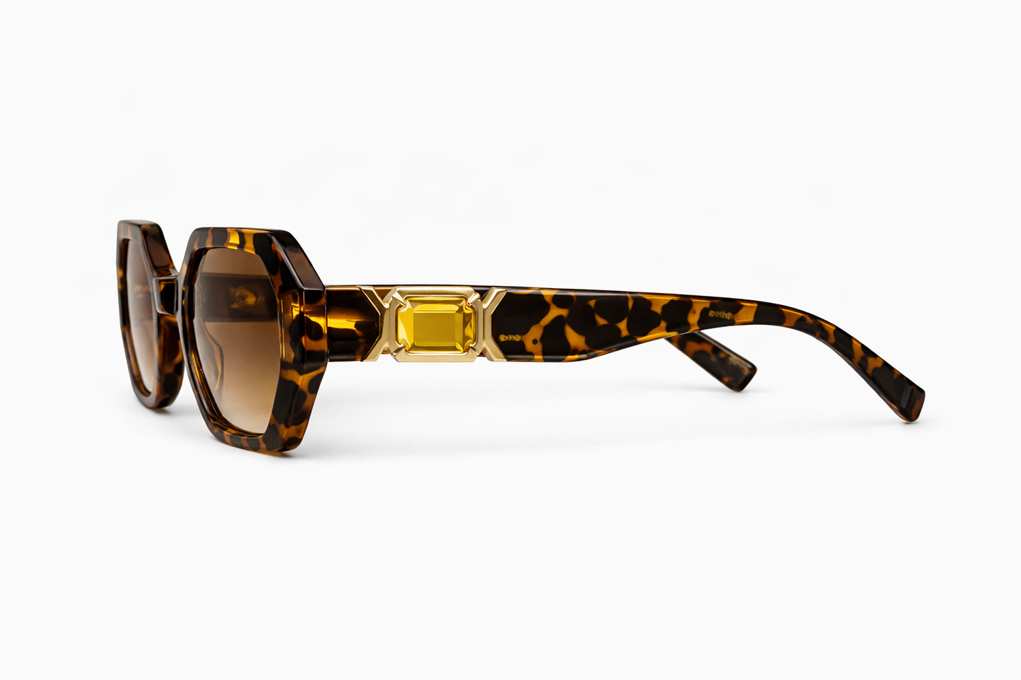 Tortoise Royale Square Sunglasses
