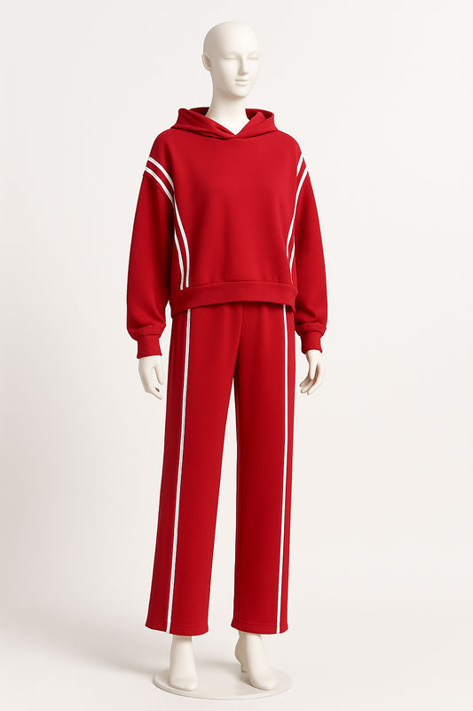 Two-Piece Signature Stripe Sweatsuit Set