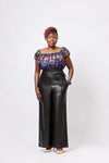 Exquiste Black Pant and Geometric Top