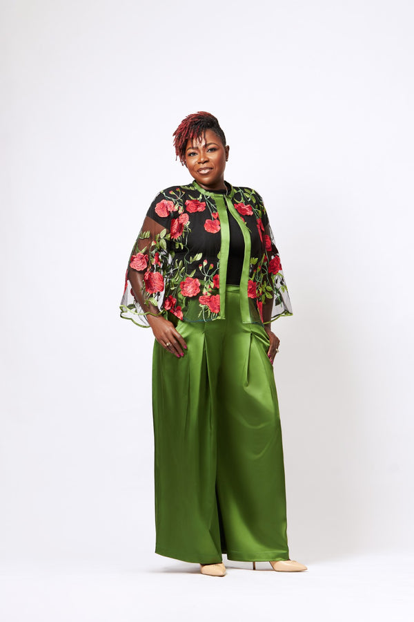 Aura Lime Green Florist Set
