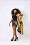 Black and Gold Geo Woodin Set