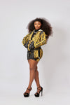 Black and Gold Geo Woodin Set