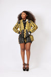 Black and Gold Geo Woodin Set