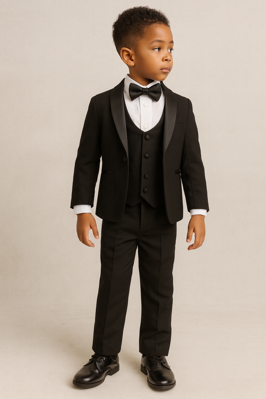 The Little Gentleman Black Tuxedo Set