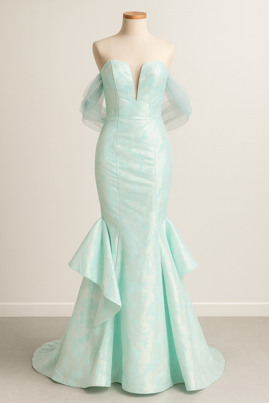 The Jacquard Mermaid Gown