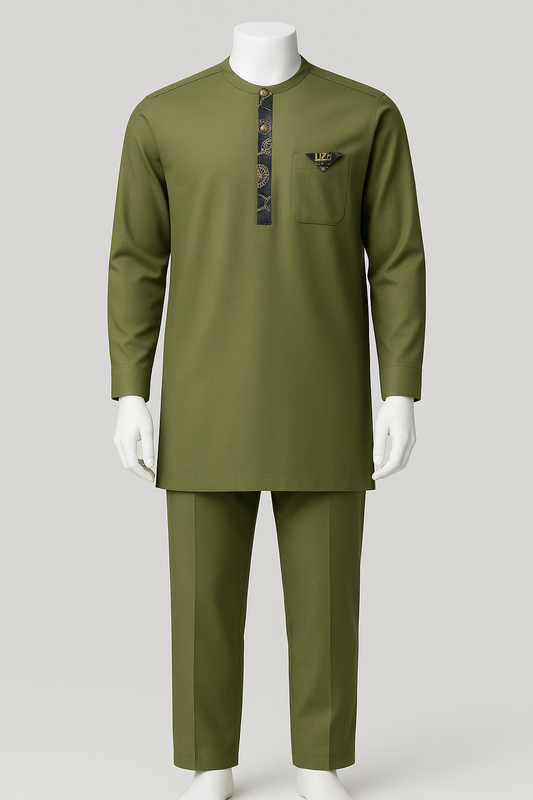 LIZZ Heritage Olive Kaftan Set