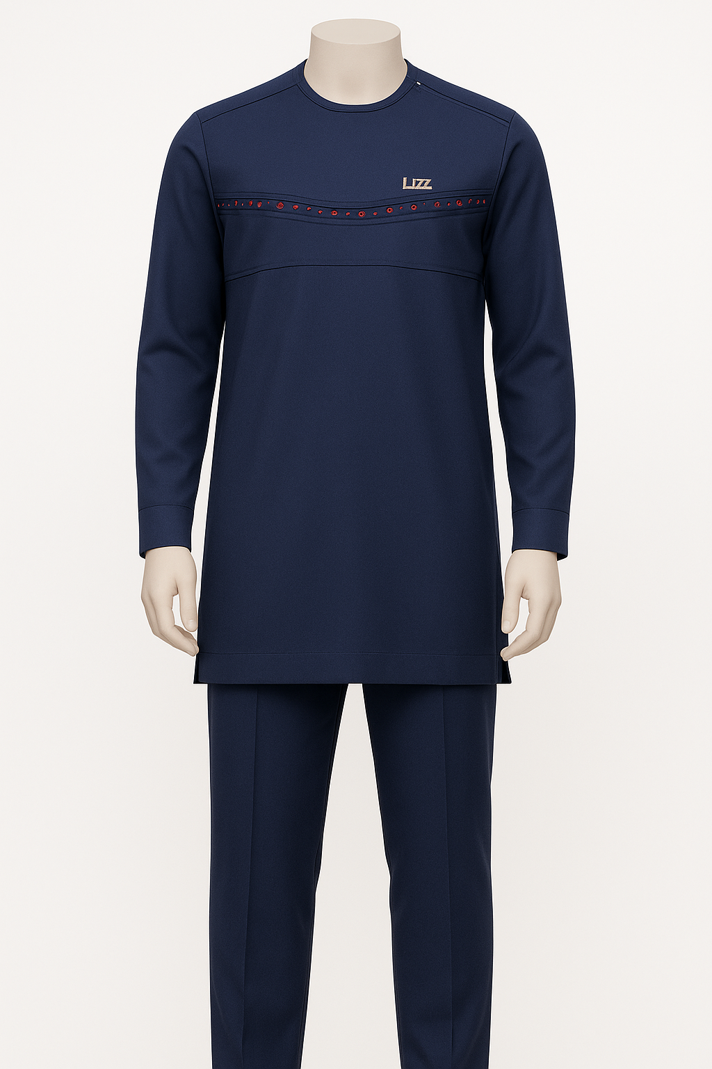 The Regal Crest Kaftan Set