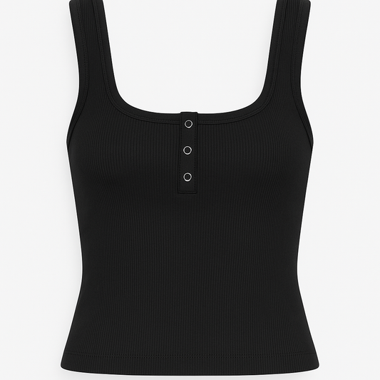 Full-Length Button Up Tank