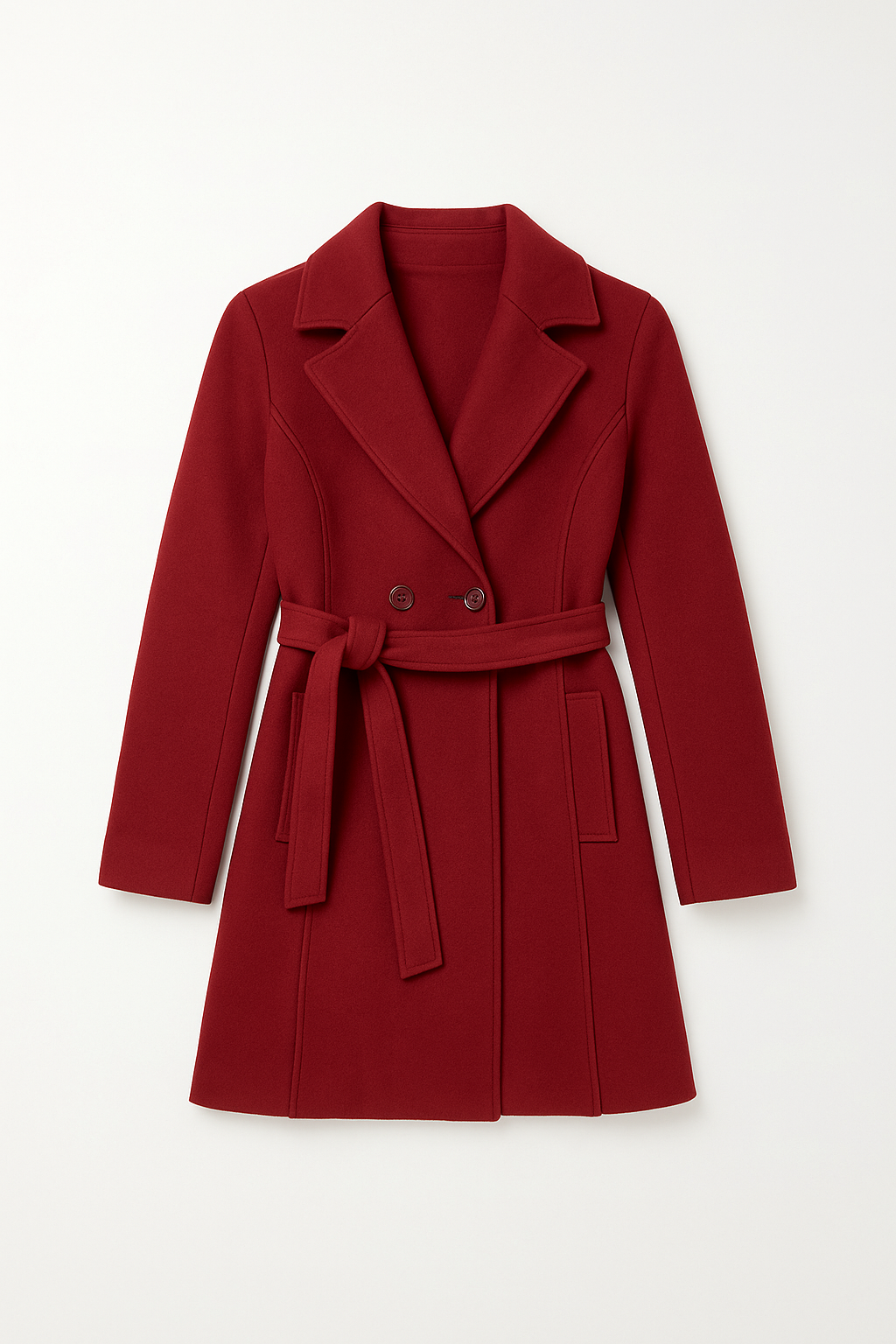 Detachable Fur Wrap Coat