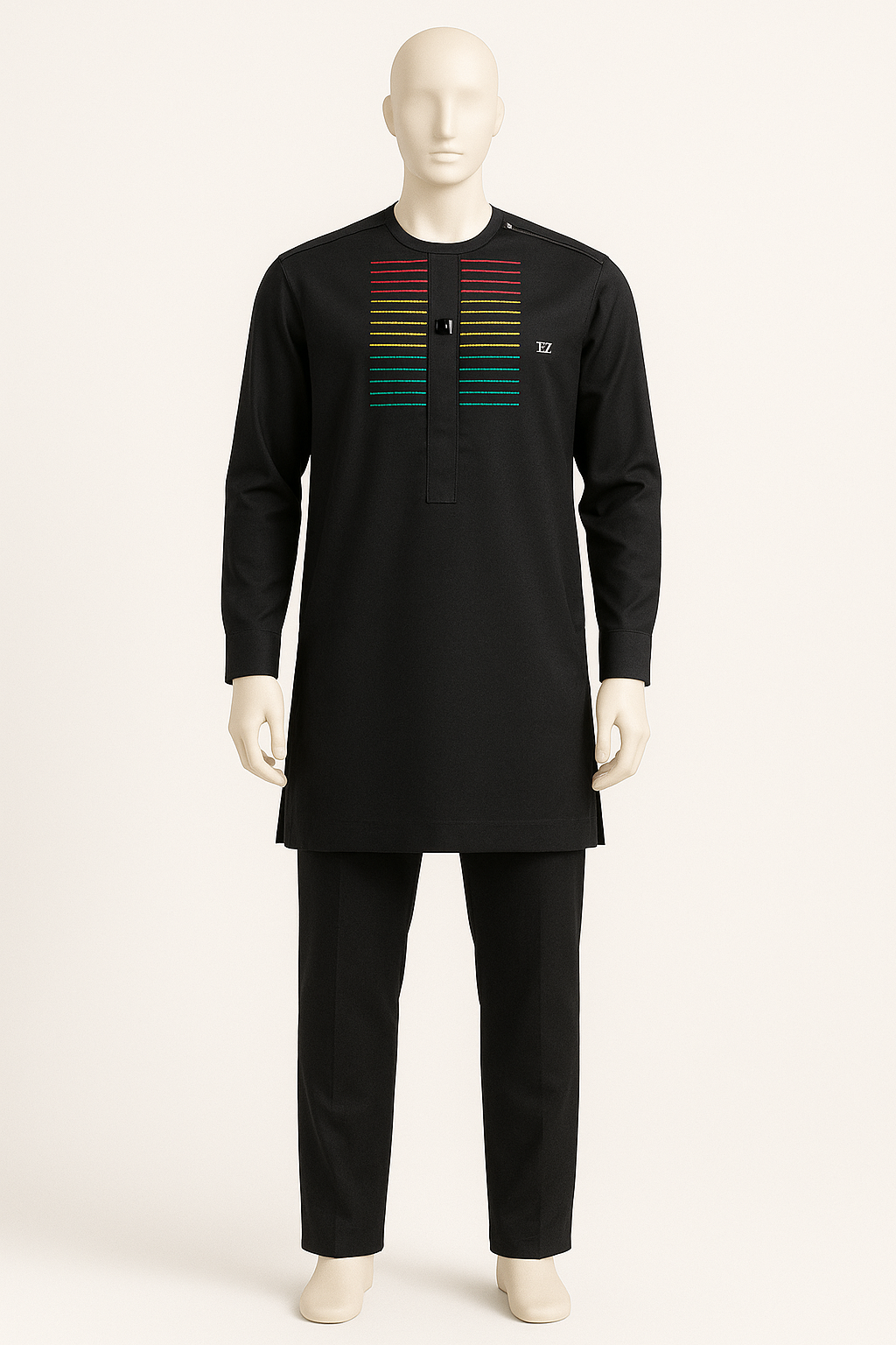 LIZZ Signature Slate Kaftan Set