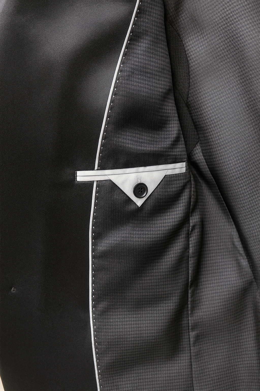 The Slate Royale Satin-Contrast Tuxedo Jacket