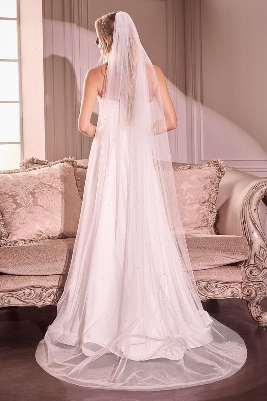 Pearl Full Length Veil