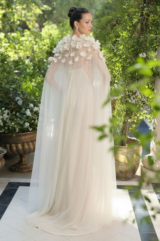 Floral Applique Veil