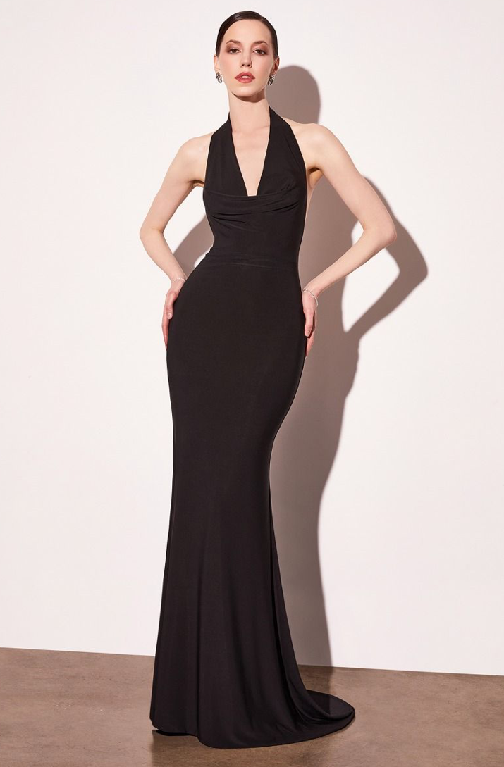 Halter-Back Luxe Mermaid Gown