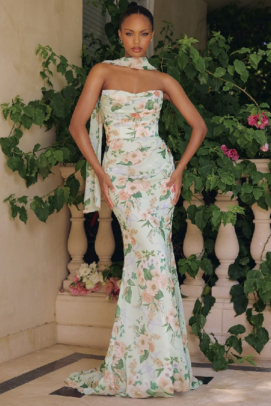 Floral Elegance Gown