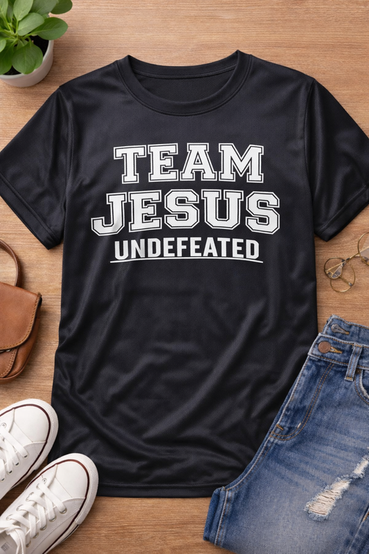 Team Jesus Undefeated Jersey – John 16:33