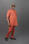 Simple Orange Kaftan